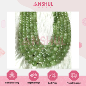Gran oferta en hebras de cuentas facetadas de Aventurina de Color verde de primera calidad para hacer joyas y curación de cristales de la India - Product Image 3