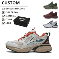 Chaussures de sport décontractées pour hommes, respirantes, en maille microfibre, baskets légères à semelle épaisse, chaussures de marche