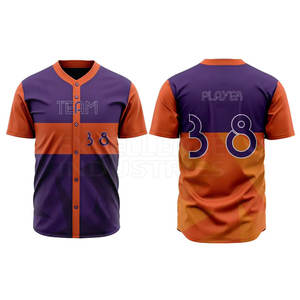 Uniformes de Béisbol Personalizados al por Mayor de Alta Calidad, Precio Económico, Tallas Grandes, Secado Rápido, Protección UV, 100% Poliéster, Venta Especial - Product Image 3