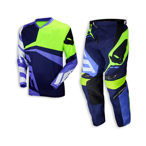 Combinaison de VTT, vêtements de sport imprimés coupe-vent, kit complet avec maillot et pantalon - Product Image 4