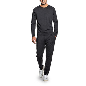 Conjunto Deportivo Informal de Invierno de Secado Rápido 100% Algodón Personalizado para Hombre, Chándal de Color Contrastante - Product Image 4