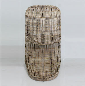 Kubu Grey <b>Rattan</b> Garden <b>Chair</b> Solid Teak Wood Frame Eco-Friendly Durable for <b>Outdoor</b> Villa Park Kitchen Patio Cafe Resort - Product Image 4