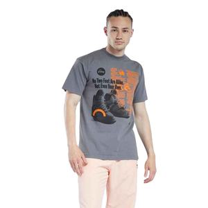 T-shirt à col rond en coton surdimensionné personnalisé pour hommes, poids lourd, streetwear vierge, personnalisation de la marque OEM - Product Image 1
