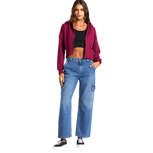 Sweat à capuche zippé pour hommes avec logo personnalisé en polaire de coton épais coupe normale Style Streetwear vintage - Product Image 5