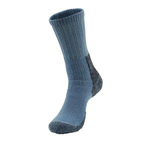 High Quality Youth <b>Men's</b> Athletic <b>Socks</b> Knitted Style in White and Blue Low MOQ <b>for</b> Running Cheap Price - Product Image 1