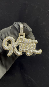 Colgante de Diamante Moissanita Más Vendido con Plata de Ley 925 y Piedra de Corte Brillante para Fiestas y Regalos de Joyería - Product Image 4