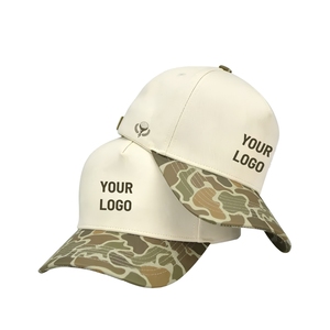 Wholesale Breathable Lightweight Performance Golf Hat 5-Panel Camouflage 2-Tone Baseball <b>Cap</b> With Custom Logo Adjustable Closure - Product Image 1