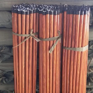 Manche de balai en bois d'eucalyptus avec revêtement en grain de bois-Durable et écologique - Product Image 4