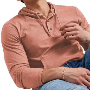 Sudadera con capucha de algodón para hombre, Jersey masculino de alta calidad con logotipo impreso personalizado, estilo Casual, venta al por mayor - Product Image 5