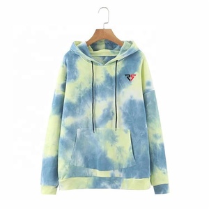 Faites votre propre marque Design personnalisé, Logo, Couleur Dernier Style Tie Dye Imprimé Femmes Hoodies - Product Image 3