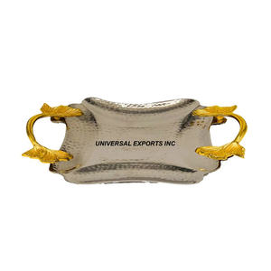 Plateau à chocolat en acier inoxydable Plateau à chocolat rond poli miroir Designer de haute qualité Nouveau plateau à chocolat - Product Image 5