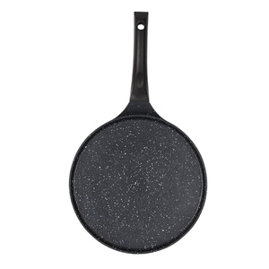 <span class=keywords><strong>Prix</strong></span> usine 26cm moulage sous pression en aluminium revêtement antiadhésif poêle à crêpe ustensiles de cuisine revêtement en marbre poêle à crêpes - Product Image 4