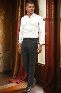 Boda Novio Padrinos DE BODA Traje informal de negocios para hombre Bordado Slim Fit Vestido de moda Conjunto Traje de dos piezas - Product Image 3