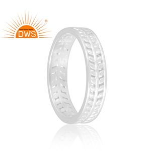 Anillo de plata de ley de último diseño, joyería de diseño personalizado para mujer, regalo para ella. - Product Image 2