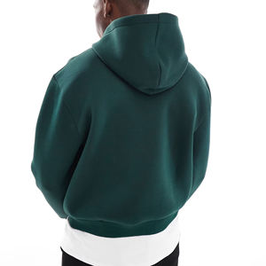 เสื้อฮู้ดและเสื้อกันหนาวโอเวอร์ไซส์สำหรับผู้ชายเสื้อฮู้ดแบบสวมหัวผ้าคอตตอน100% พิมพ์โลโก้ได้ตามต้องการ - Product Image 6