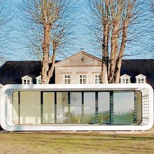 Cabina Prefabbricata di Lusso Flexspace Modulare da Giardino Portatile Assemblata Prefabbricata Tipo Capsule Apple <span class=keywords><strong>Bungalow</strong></span> Ufficio Pod con Ricarica - Product Image 4