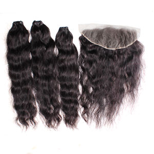 ผมมนุษย์100% ผมตรง3มัดมัดพร้อมแผ่นปิดผมลอนธรรมชาติ - Product Image 2