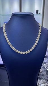 Collar Halo de Plata Premium, Collar Clásico de Plata con Piedra Redonda, Collar de Plata de Diseño para Uso Diario - Product Image 6