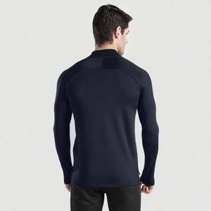 GAI เสื้อสปอร์ตคอกลมสีกรมท่าทรงปกติสำหรับฤดูใบไม้ผลิ - Product Image 3