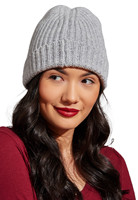 Gorro de punto de lana de algodón orgánico personalizado para mujer Logo a pedido Gorras suaves y cómodas para la temporada de invierno mujer Niña