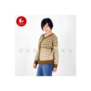 Fuji Knit Terry Cardigan-Material Premium Estilo Casual Temporada de otoño Suministro ODM Tela transpirable Versátil para cualquier ocasión - Product Image 1