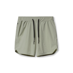 Nuevos pantalones cortos para correr de cinco puntos de verano al por mayor para hombres Casual Muscle Fitness entrenamiento deportivo sólido liso teñido lona transpirable - Product Image 4