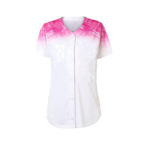 Nouveau modèle unisexe, kits d'uniformes de baseball à séchage rapide et respirants, 100 % polyester, imprimé délavé, motif uni, pour adultes, été, ensemble complet - Product Image 3