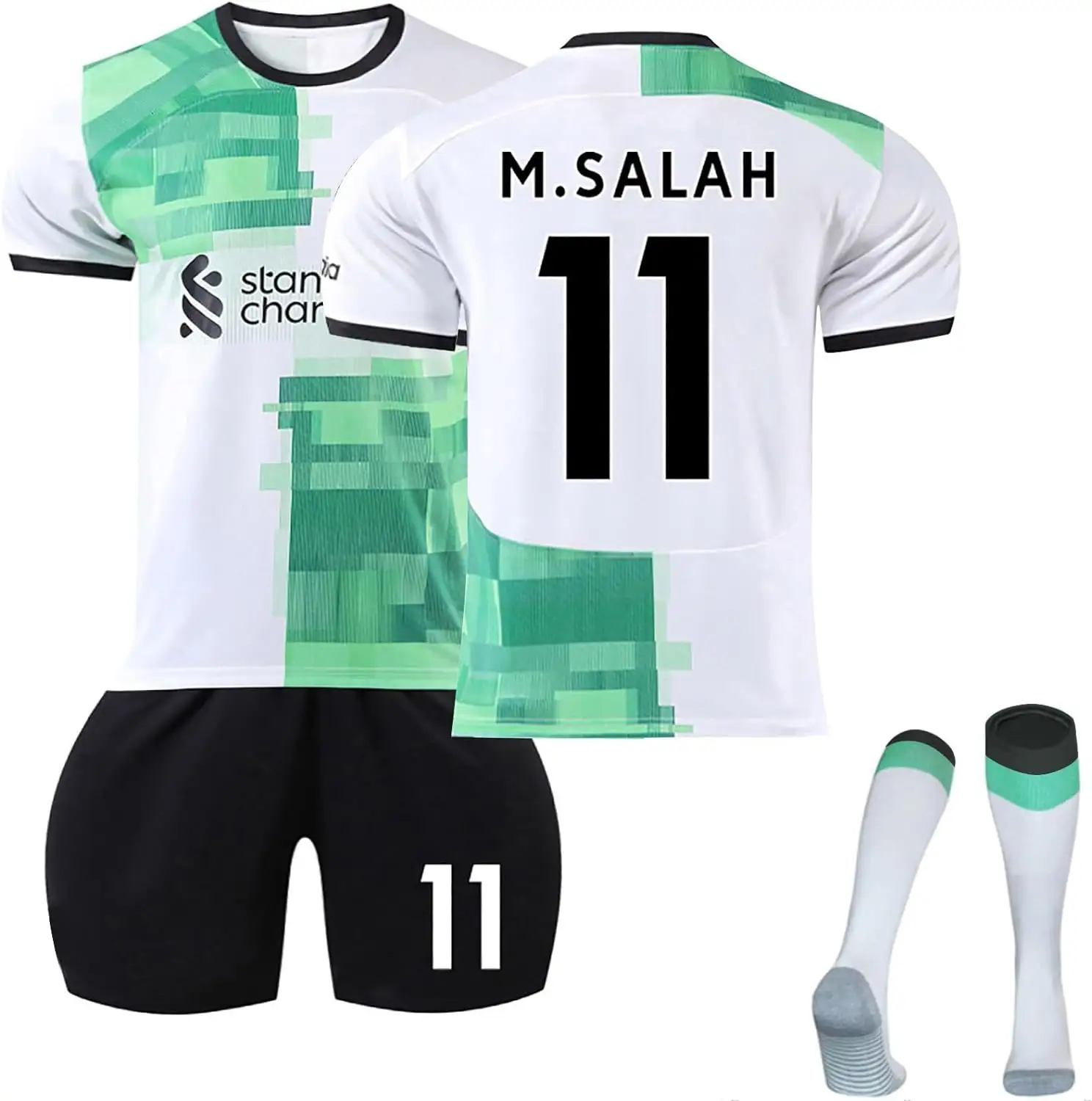 Mens ve Boys için özelleştirilmiş toptan futbol gömlek futbol kiti futbol Set gömlek şort çorap