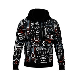 Sudadera con Capucha Amarilla, Reproducción Vintage con Tela y Patrones Originales de los 90, Estilo Surplus con Auténtico Camuflaje - Product Image 6