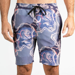 Nuevo verano 2025 moda Hip Hop hombres playa pantalones cortos logotipo personalizado ropa deportiva entrenamiento sublimación impresión corto - Product Image 2