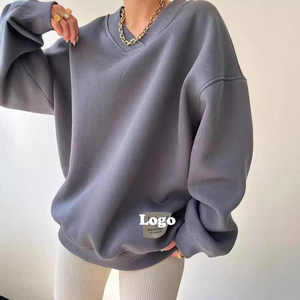 Custom Designed Women's High Quality Heavyweight Oversize Sweatshirts Streetwear Boxy Style Printed for Winter and Autumn Use - Product Image 1