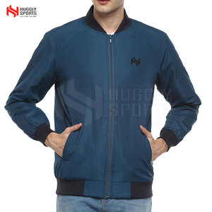 Chaqueta bomber impermeable con cuello levantado de poliéster 100% de último diseño para hombre, chaqueta al por mayor - Product Image 4
