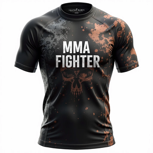 Rashguard Profesional de MMA Personalizado, Mangas Cortas, Elástico, Transpirable, de Secado Rápido para Mayor Comodidad y Rendimiento Confiable, Kimono - Product Image 4