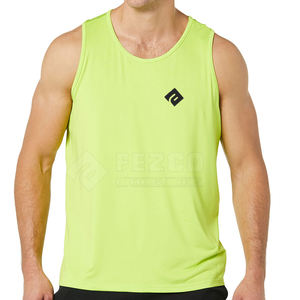 Débardeur sans manches décontracté pour hommes pour les entraînements de fitness et de gym Vêtements de sport de musculation en maille tissée Maillots de fitness - Product Image 2