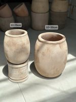 OEM ODM pot tanaman kaktus sukulen tanah liat tanah liat tanah liat antik buatan tangan