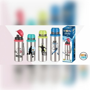 Termo ANAX de Acero Inoxidable de 1000 ml, Botella Térmica de Doble Pared Aislada para Bebidas Frías y Calientes, Color Plateado - Product Image 2