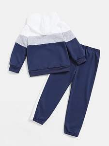 Thick Fleece Sweater Tracksuits Sports <b>Hoodie</b> Kids Outfit Sportswear Suit Baby Boy Clothing Sets Kids Clothing Set for <b>Children</b> - Product Image 5