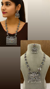 Women's Elegant Brass <b>Jewelry</b> Set Ethnic Contemporary Designs for Daily Wear & Festive Occasions-for Parties Weddings - Product Image 4