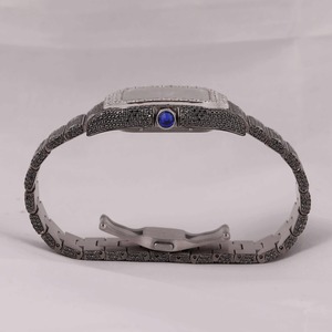 Montre Moissanite personnalisée avec testeur de diamants DEF couleur VVS montre glacée Hiphop montre Moissanite pour hommes - Product Image 3