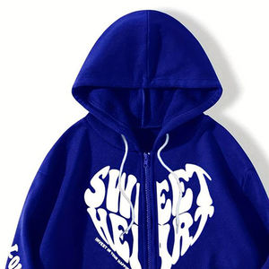 Sudadera con capucha de gran tamaño de alta calidad informal para hombre con estampado digital para Sudadera con capucha de invierno - Product Image 3