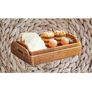 Bandeja de ratán moderna de diseño personalizado del fabricante de Vietnam para decoración rápida del hogar almacenamiento artesanal con entrega rápida - Product Image 5