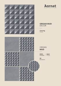 Azulejos de cerámica rústicos modernos de 600x600mm, mármol de porcelana de cerámica de 60x60cm con brillo mate, azulejos de suelo de pared para Interior de baño - Product Image 3