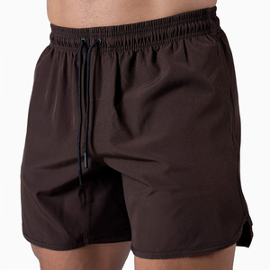 Pantalones cortos de gimnasio informales para hombre, pantalones cortos deportivos transpirables con bolsillos y cordón, pantalones cortos para correr de secado rápido para hombre, suministro al por mayor - Product Image 1