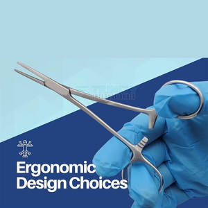 Pinzas para Arterias Spencer Wells de Alta Calidad, 4 cm, Rectas y Curvas, Instrumentos Quirúrgicos ORL, Pinzas para Arterias - Product Image 5