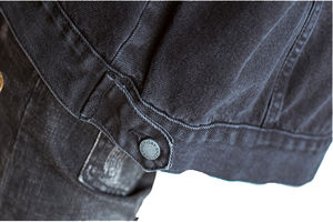 Chaqueta vaquera de moda de otoño para hombre, abrigo con cuello levantado a la moda, prendas de vestir informales con vaquero, chaqueta vaquera de estilo informal para hombre - Product Image 6