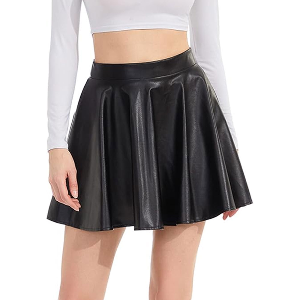Women in Leather Mini Skirts: A Street Style Guide