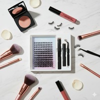 Extensiones de Pestañas Personalizadas con Logotipo, Hechas a Mano, Estilo Wispy, en Libro, Marca Privada, Pestañas Postizas al por Mayor, de Pelo Sintético para Volumen