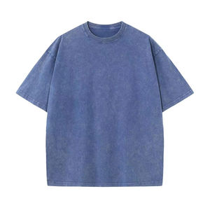 T-shirt surdimensionné en coton délavé à l'acide pour hommes prix de gros T-shirts délavés à l'acide haute qualité personnalisé vente en gros Streetwear - Product Image 2