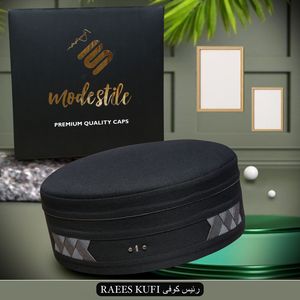 Gorro Kufi Islámico Tradicional al por Mayor de RAEES, Logotipo Personalizado, Moda Étnica, Diseño de Poliéster, Gorro para Hombres Adultos - Product Image 2