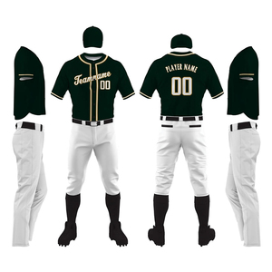 Uniformes de Béisbol Personalizados de Venta Caliente con Diseño Transpirable, Imprime Tu Propio Logotipo, Conjuntos de Marca Privada, Servicio OEM - Product Image 1